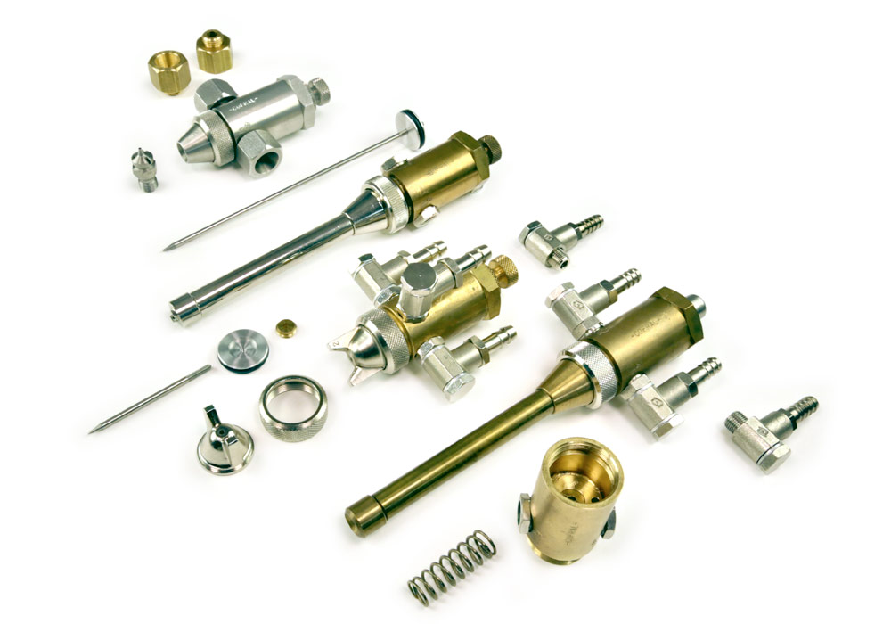 High temperature atomizers and spare parts